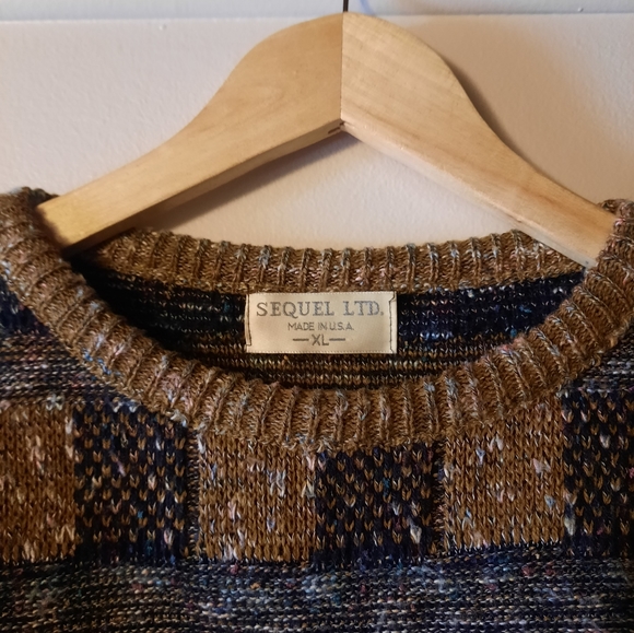 Sequel LTD. Vintage 80s 90s Sweater XL - Picture 3 of 4